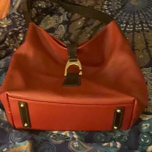 Dooney & Bourke Red Black Shoulder BagTina buy now trade